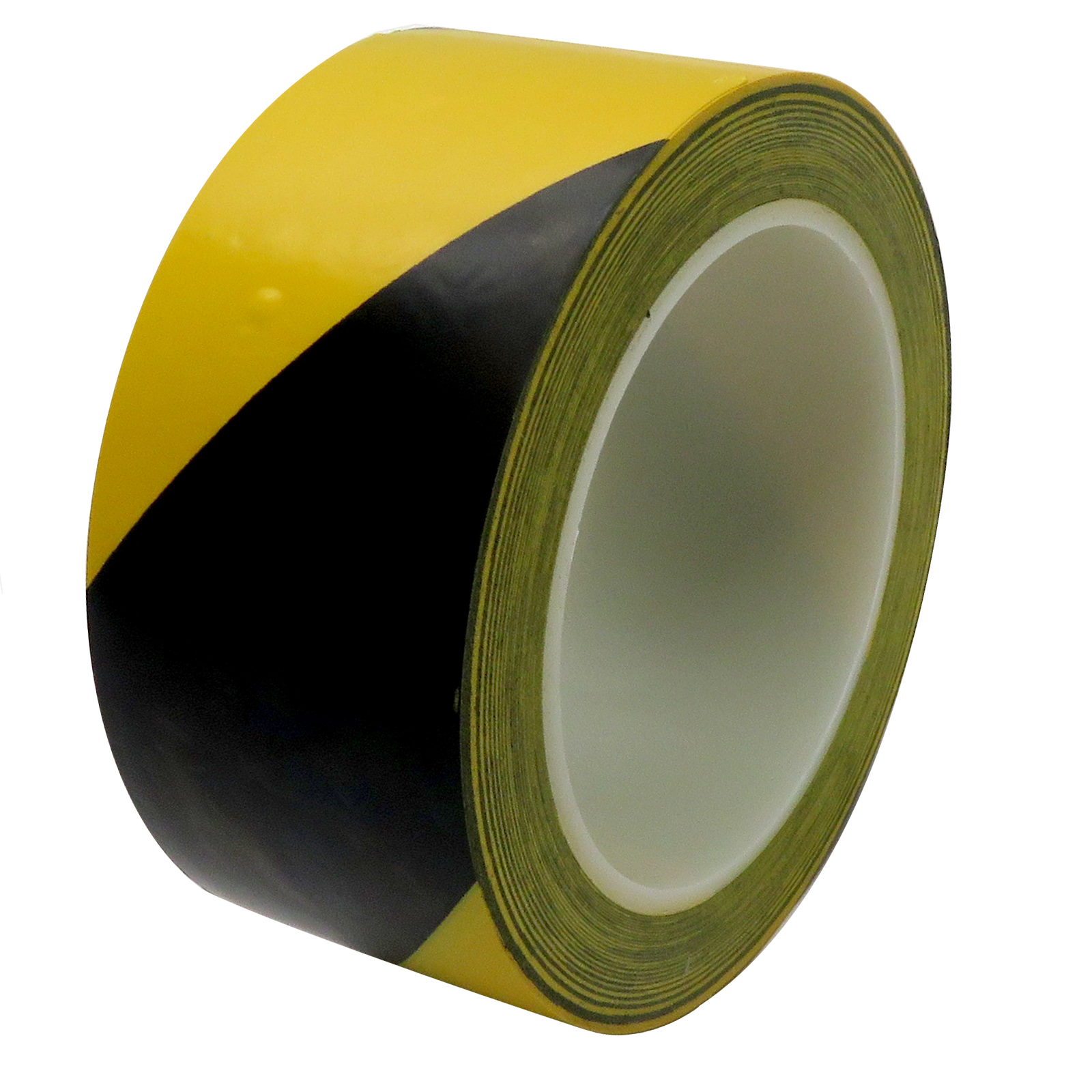 Warnklebeband, Markierungsband schwarz-gelb  - 50  mm x 30 m / Rolle